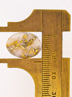 7.60ct 16to1 mine Gold Quartz Cabochon