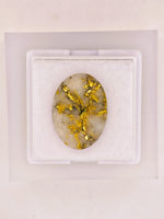 7.60ct 16to1 mine Gold Quartz Cabochon