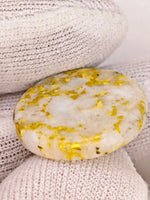 28.64ct 16to1 mine Gold Quartz Cabochon