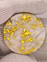 28.64ct 16to1 mine Gold Quartz Cabochon