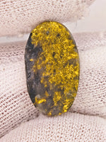 4.84ct Black Gold in Quartz Cabochon