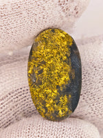 4.84ct Black Gold in Quartz Cabochon