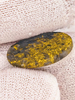 4.84ct Black Gold in Quartz Cabochon