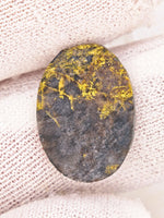 4.81ct Black Gold in Quartz Cabochon