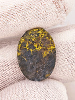 4.81ct Black Gold in Quartz Cabochon