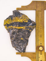 21.63 Grams RICH 22k Black Gold Quartz Slab