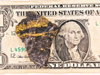 21.63 Grams RICH 22k Black Gold Quartz Slab