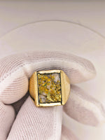 14K Gold in Quartz Ring - Vintage 16to1 Mine