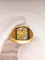 14K Gold in Quartz Ring - Vintage 16to1 Mine