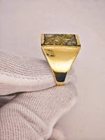 14K Gold in Quartz Ring - Vintage 16to1 Mine