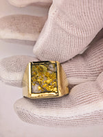 14K Gold in Quartz Ring - Vintage 16to1 Mine