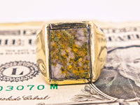 14K Gold in Quartz Ring - Vintage 16to1 Mine
