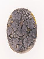5.94ct Black Oval Gold Quartz Cabochon GRAIL