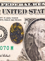 5.94ct Black Oval Gold Quartz Cabochon GRAIL