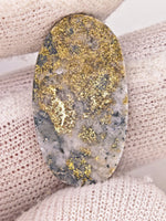 10.34ct Oval Colorado Gold in Quartz Cabochon