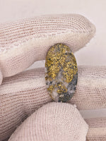 10.34ct Oval Colorado Gold in Quartz Cabochon