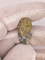 10.34ct Oval Colorado Gold in Quartz Cabochon
