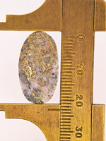 10.34ct Oval Colorado Gold in Quartz Cabochon