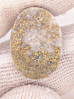 9.80ct Oval Colorado Gold in Quartz Cabochon