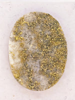 8.42ct Oval Colorado Gold in Quartz Cabochon