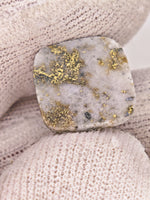 7.35ct Cushion Colorado Gold in Quartz Cabochon