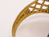 20.93ct 16to1 mine Octagon Gold Quartz Signet Ring