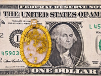 22K Nugget Gold Quartz Pendant