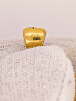 22K Nugget Gold Quartz Pendant