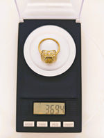 14K Gold in Quartz & Diamond Accent Ring