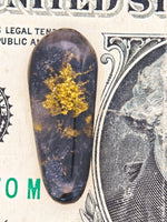 19.34ct Black Gold Quartz Cabochon