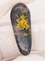 19.34ct Black Gold Quartz Cabochon