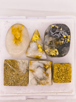 6 x Gold Quartz Cabochon Parcel - 21.80cts