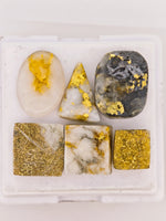6 x Gold Quartz Cabochon Parcel - 21.80cts