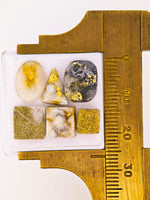 6 x Gold Quartz Cabochon Parcel - 21.80cts