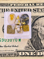 6 x Gold Quartz Cabochon Parcel - 21.80cts