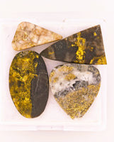 4 x Gold Quartz Cabochon Parcel - 10.84cts