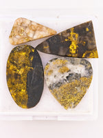 4 x Gold Quartz Cabochon Parcel - 10.84cts