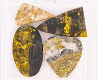 4 x Gold Quartz Cabochon Parcel - 10.84cts