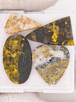 4 x Gold Quartz Cabochon Parcel - 10.84cts