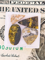 4 x Gold Quartz Cabochon Parcel - 10.84cts