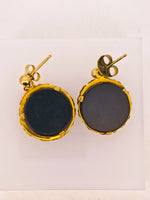 22K Alaskan Opal Nugget Earrings