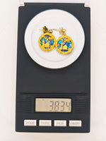 22K Alaskan Opal Nugget Earrings