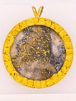 22K Alaskan Gold Quartz Nugget Pendant