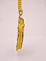 22K Alaskan Gold Quartz Nugget Pendant