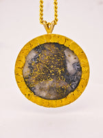 22K Alaskan Gold Quartz Nugget Pendant