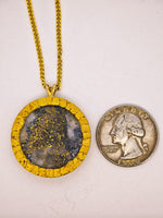 22K Alaskan Gold Quartz Nugget Pendant