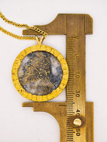 22K Alaskan Gold Quartz Nugget Pendant