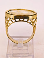 9ct 16to1 Mine Round Gold Quartz Ring GRAIL