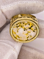 9ct 16to1 Mine Round Gold Quartz Ring GRAIL