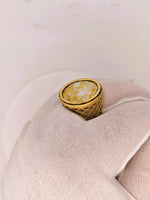 9ct 16to1 Mine Round Gold Quartz Ring GRAIL